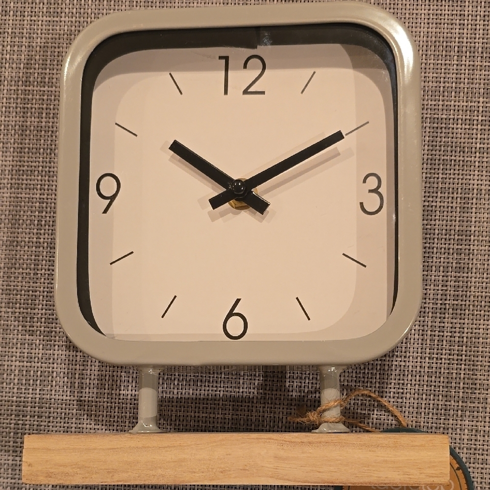 Modern Square Tabletop Clock